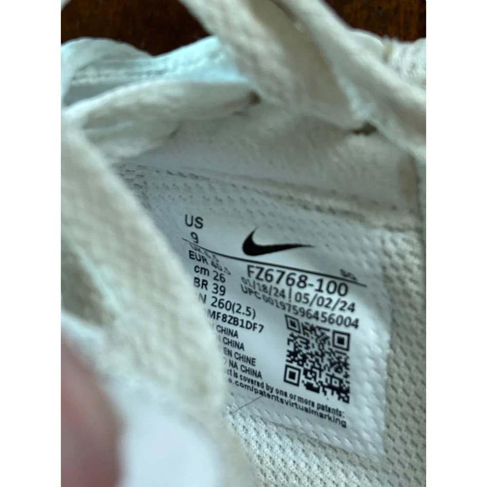 Nike Air Force 1‎ 07 Low Womens White Navy Gold Sneakers FZ6768-100 Size 9